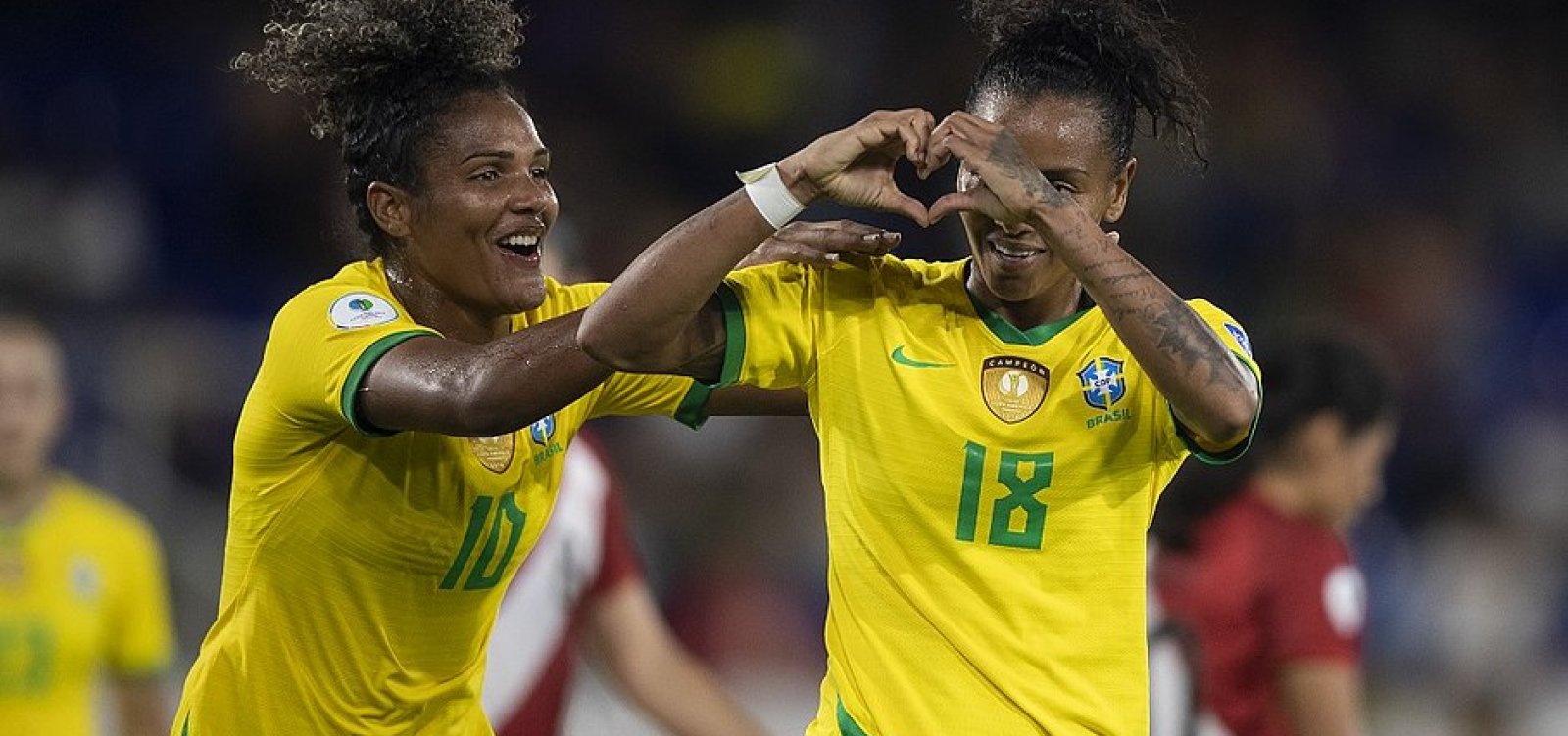 Com time reserva, Brasil goleia Peru pela Copa América feminina