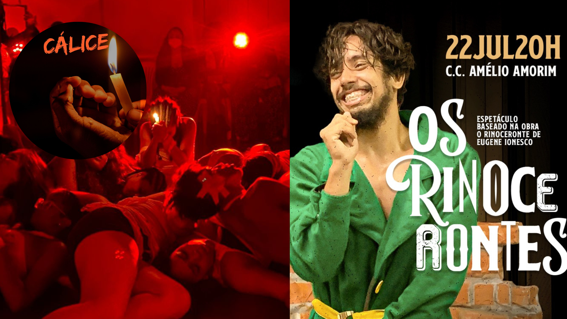 “Os Rinocerontes”:  Teatro Amélio Amorim recebe última sessão do espetáculo nesta sexta-feira (22)