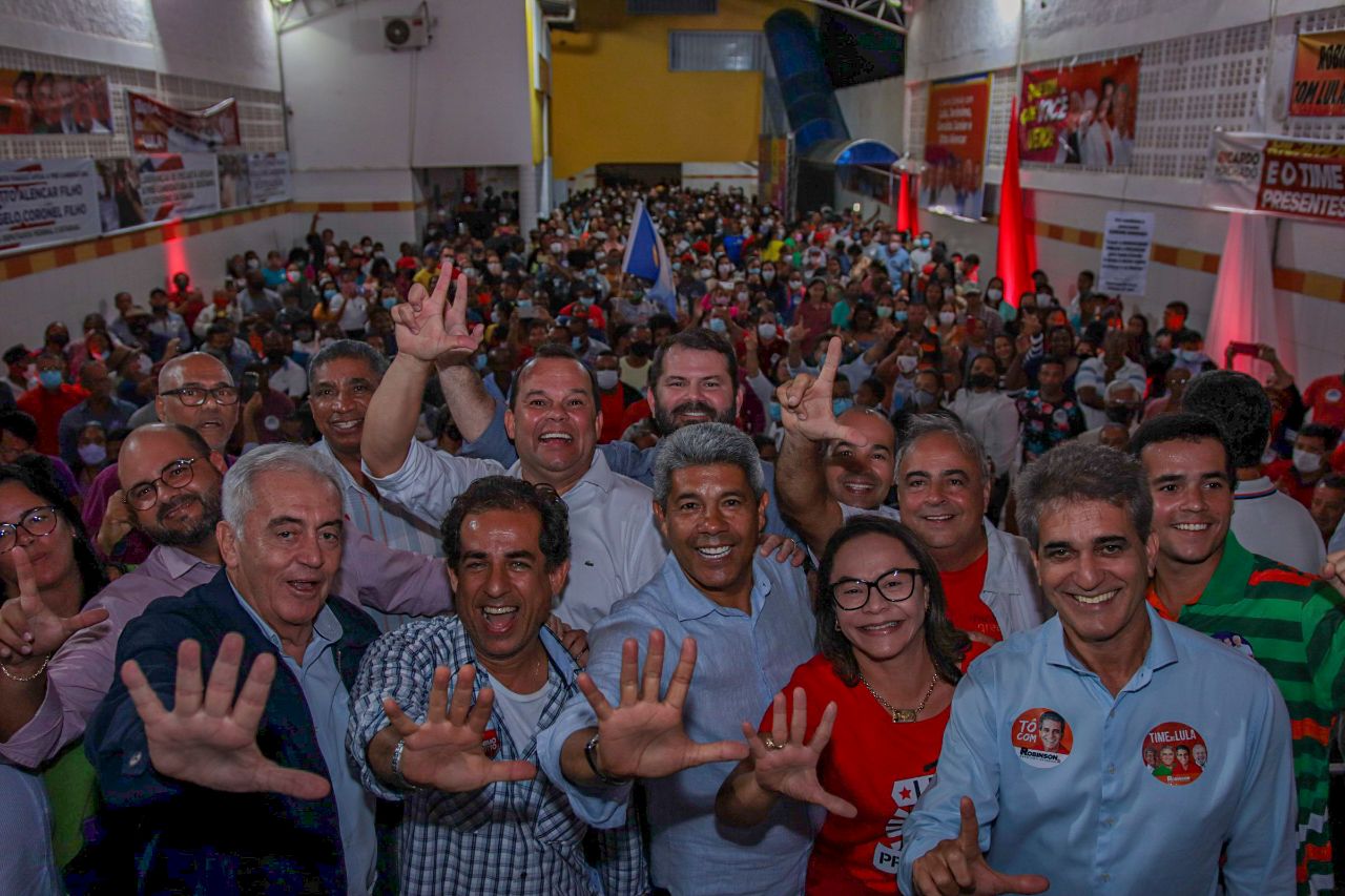 Jerônimo Rodrigues, Geraldo Júnior e Otto Alencar participam do PGP em Santo Estevão