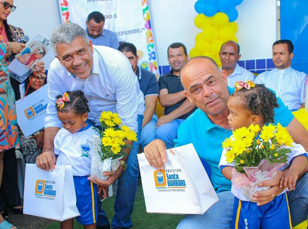 Prefeitura de Santa Bárbara reinaugura Creche Escola Joselinda Sales Estrela