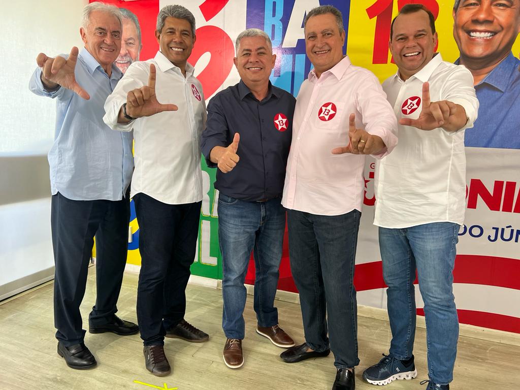 Anguera: Prefeito Mauro Vieira reafirma apoio a Jerônimo, Geraldo e Otto.