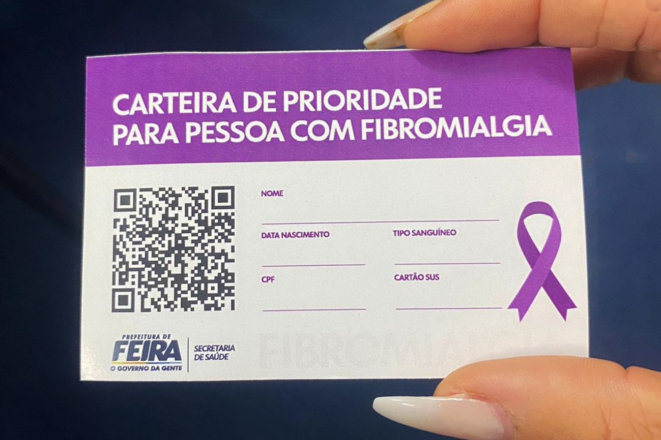 Pessoas com fibromialgia têm atendimento prioritário em Feira