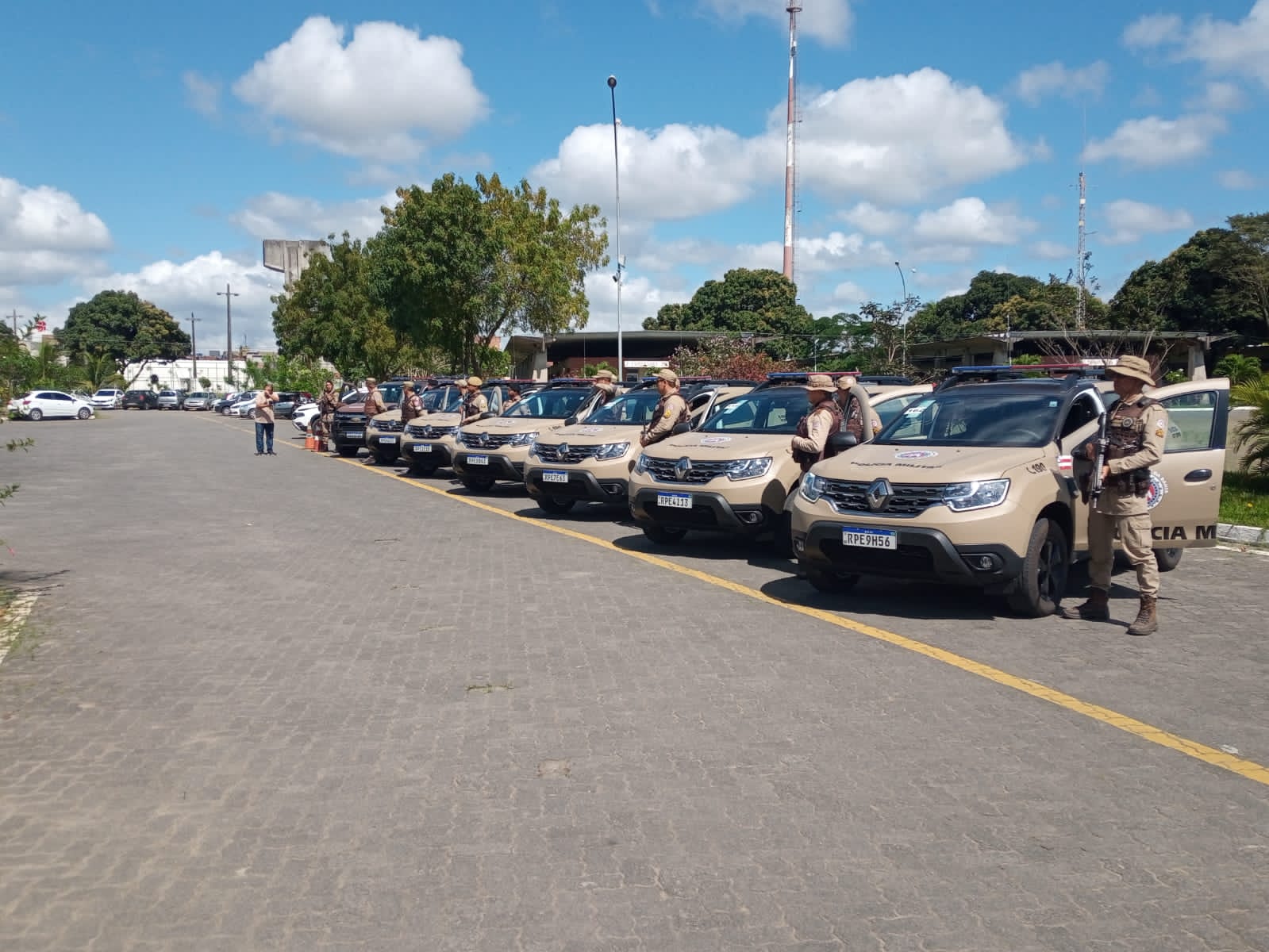 CPRL: Polícia Militar da Bahia recebe o reforço de novas viaturas que serão empregadas na região leste