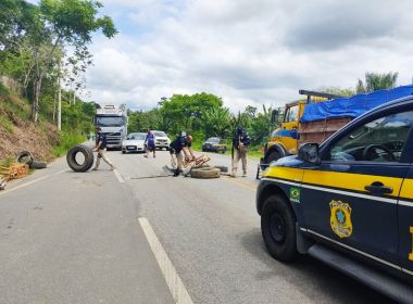 PRF aponta que não há bloqueios em estradas federais que cortam a Bahia