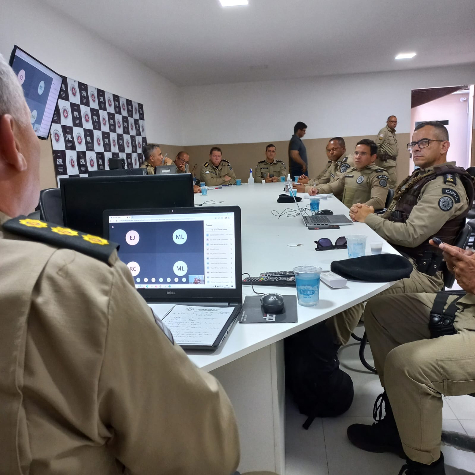 Comandante do CPRL realiza reunião de alinhamento com os comandantes de Unidades operacionais