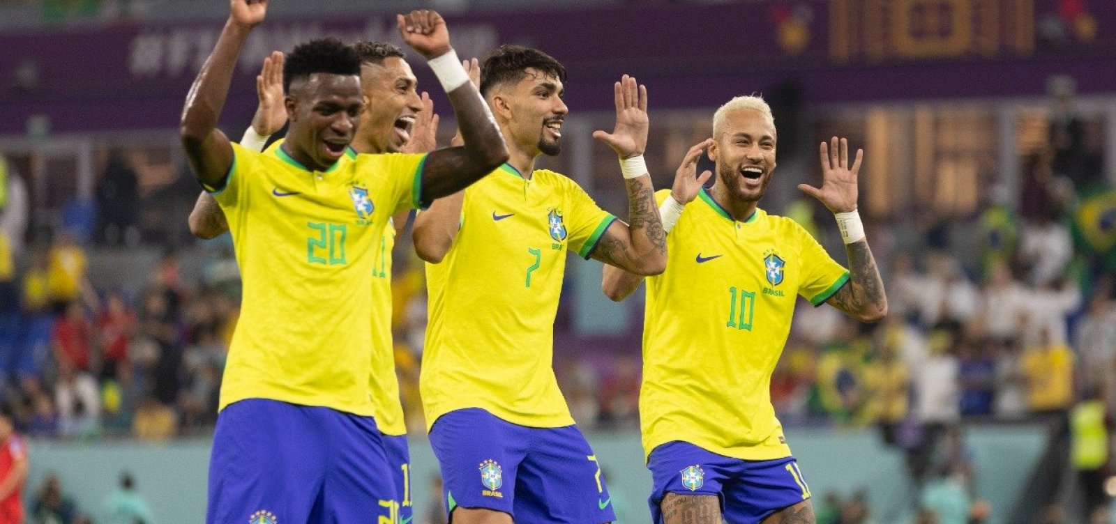 Por 4 x 1, Brasil derrota Coreia do Sul e se classifica para quartas de final na Copa