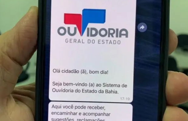 Bahia tem primeira Ouvidoria Geral do Brasil com verificação na conta do WhatsApp