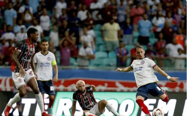 Na estreia da Fonte Nova em 2023, Bahia vence o Atlético de Alagoinhas com direito a “mística tricolor”