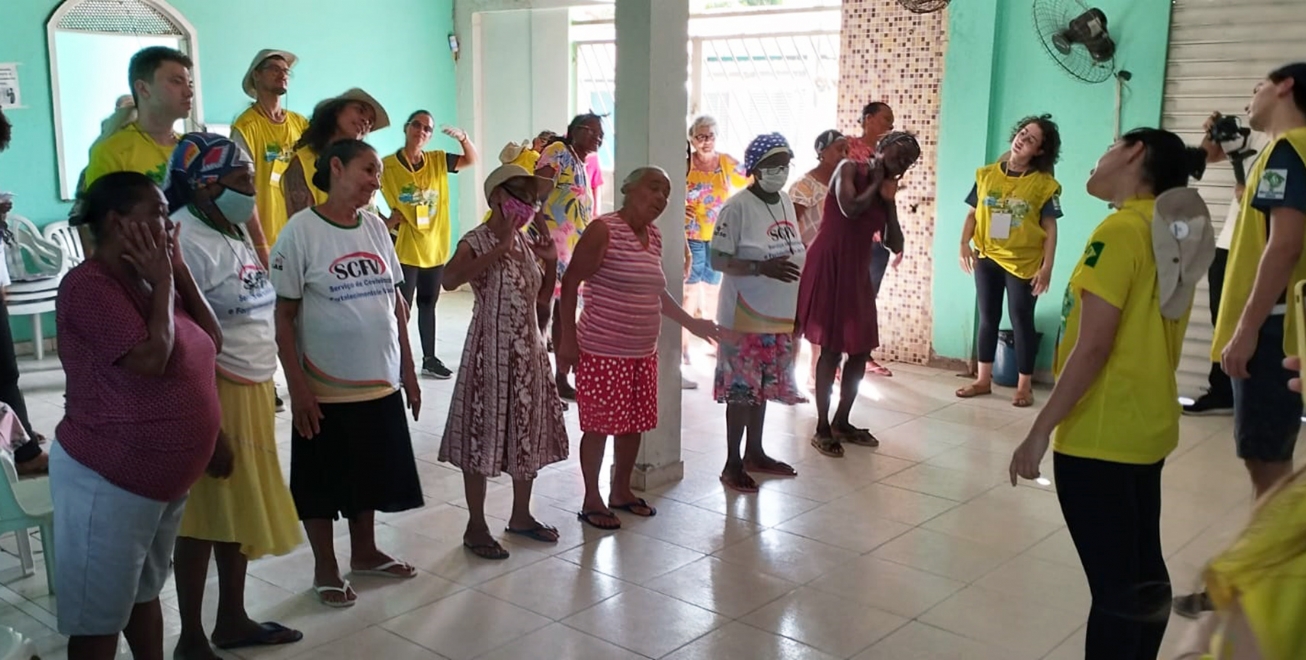 Projeto Rondon promove oficinas de dança e inclusão digital para idosos em Maria Quitéria