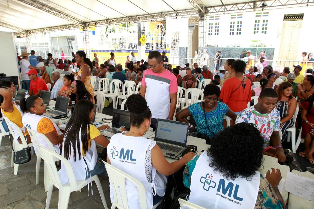 População de Santo Amaro recebe serviços de saúde e cidadania