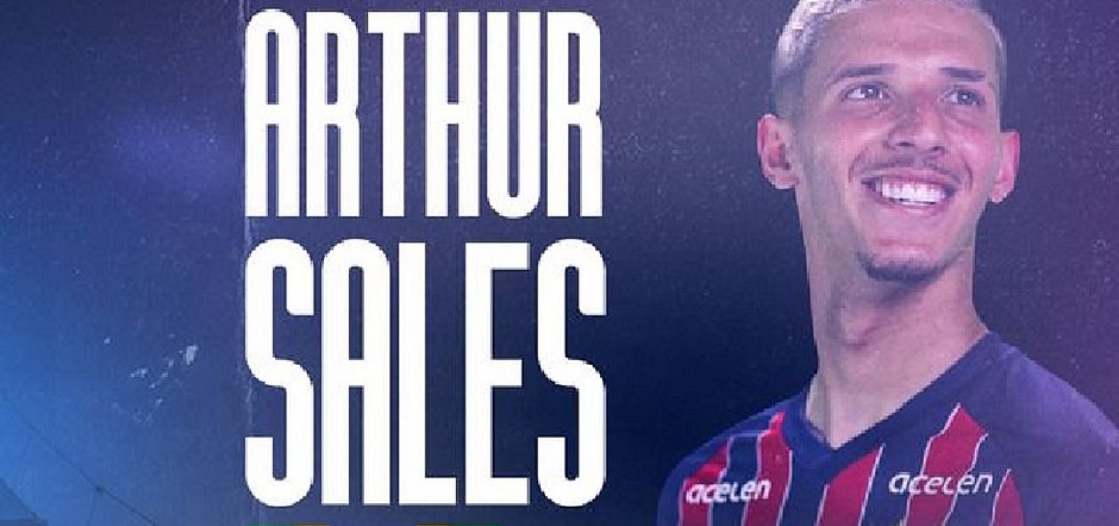 Bahia anuncia contratação do atacante Arthur Sales