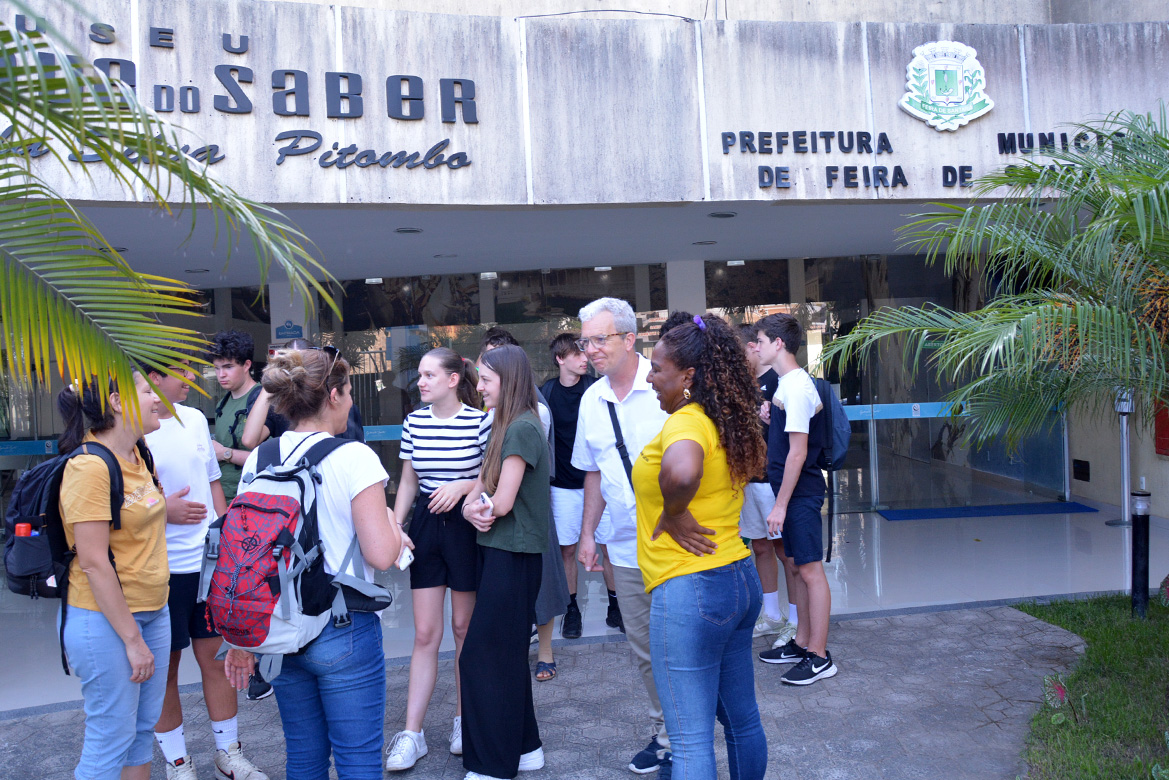 Estudantes franceses conhecem o Museu Parque do Saber
