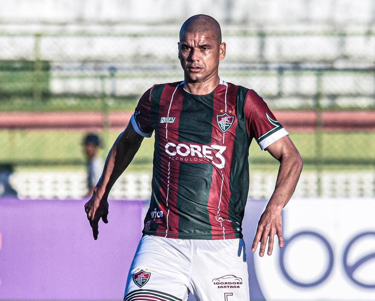 Vaguinho celebra primeiro gol marcado com a camisa do Fluminense