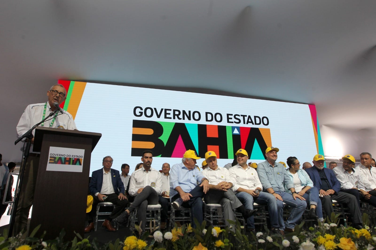 Jerônimo e Lula participam da abertura da Bahia Farm Show, que espera movimentar R$ 8 bilhões em negócios