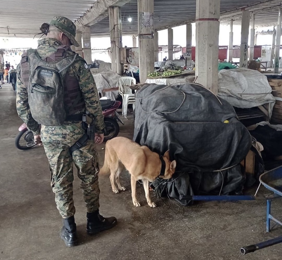 PM realiza operação contra tráfico de drogas no Centro de Abastecimento 