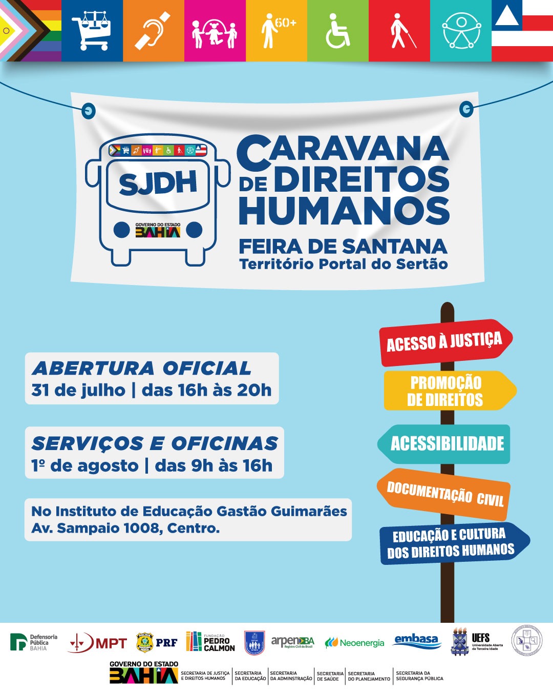 Caravana de Direitos Humanos chega a Feira de Santana