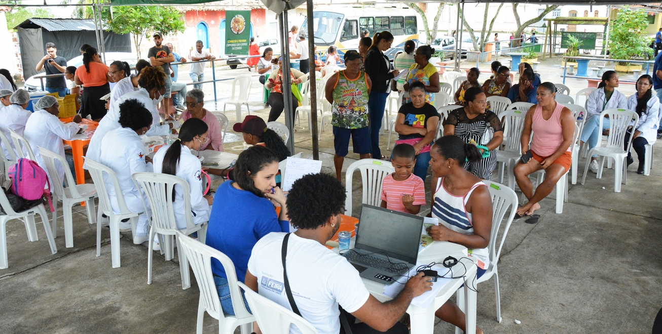 Moradores de Jaguara recebem atendimentos socioassistenciais e de saúde nesta sexta