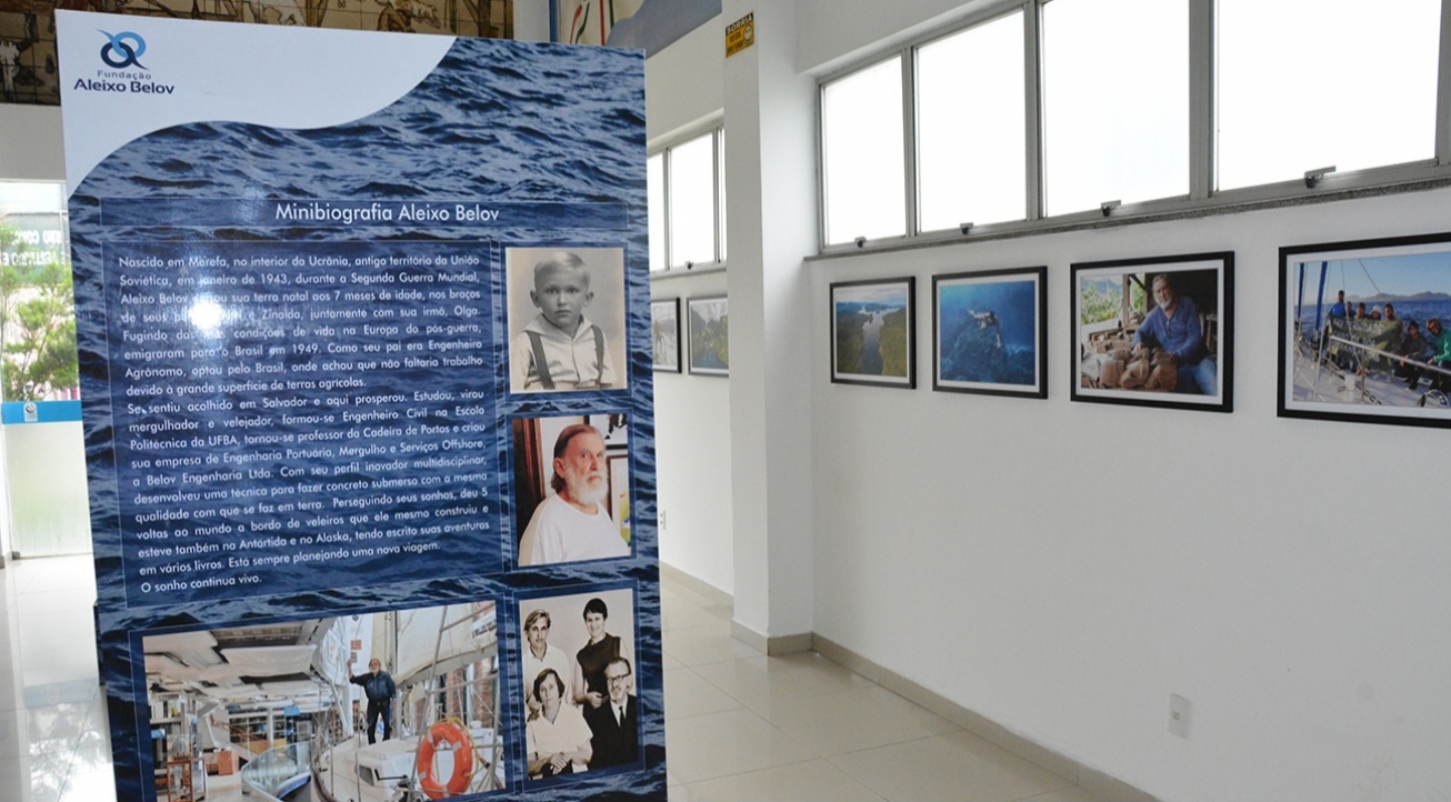 Museu Parque do Saber recebe mostra itinerante sobre o velejador Aleixo Belov