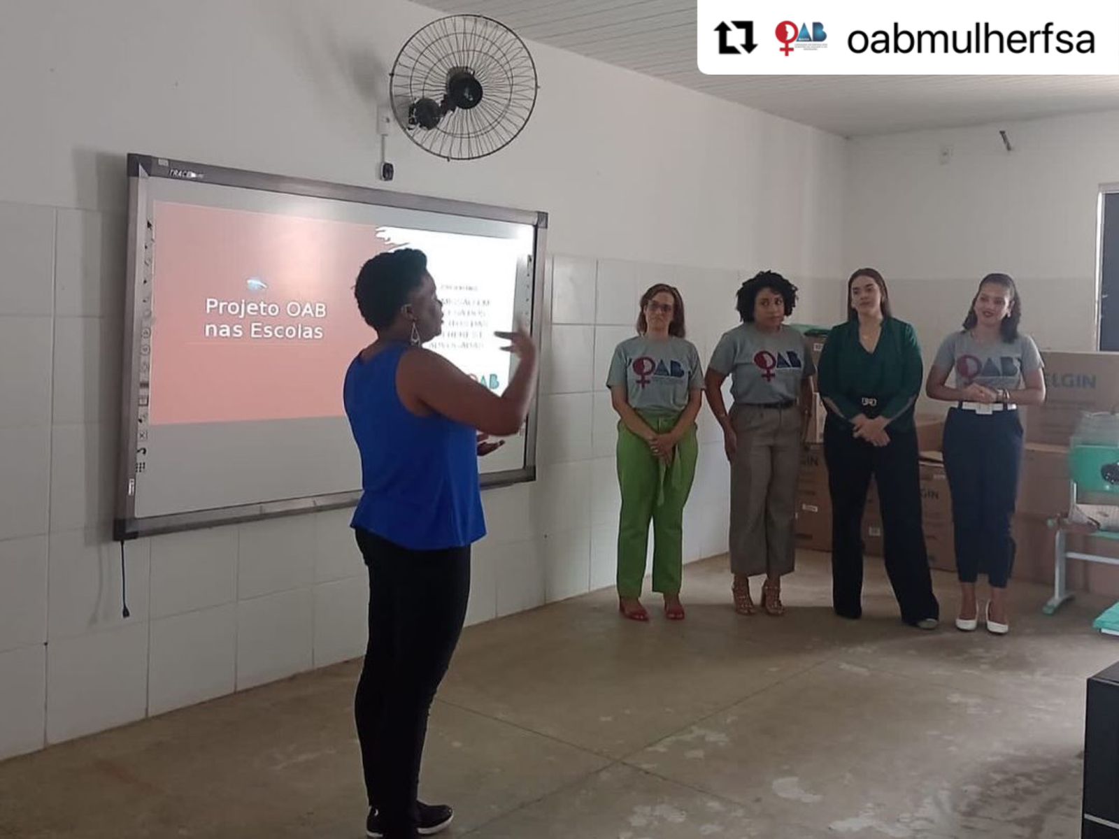 Projeto “OAB nas escolas” percorre unidades de Feira de Santana e região
