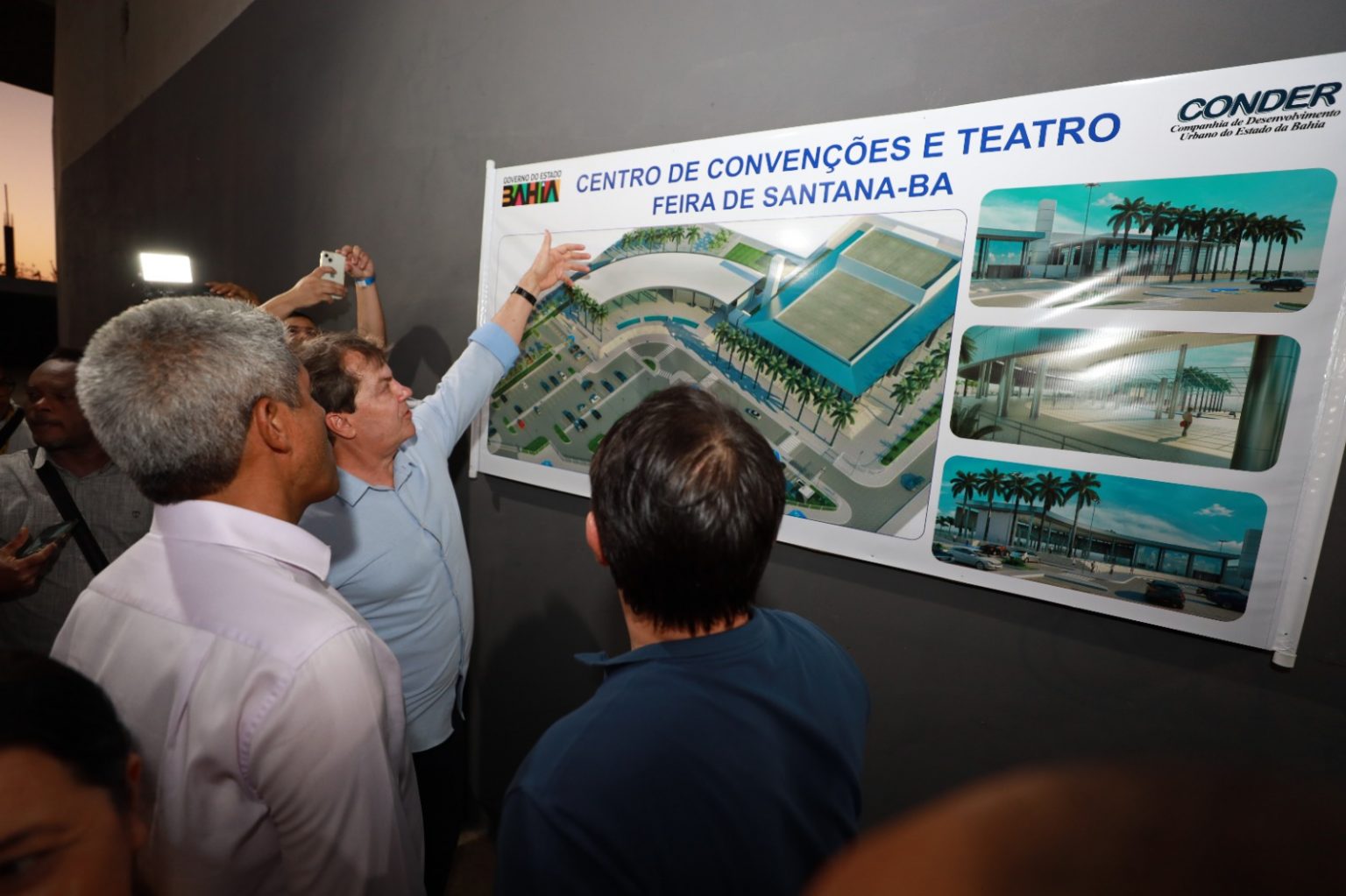 Jerônimo assina ordem de serviço para construção do Centro de Convenções de Feira de Santana 
