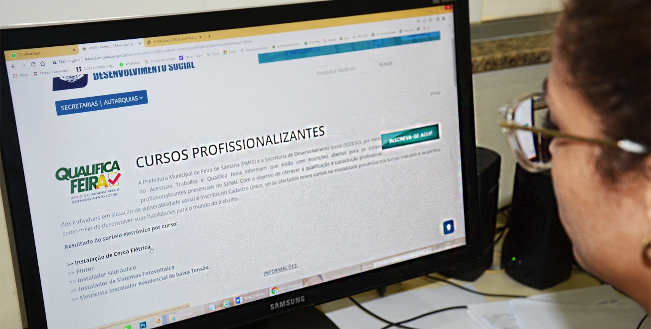 Abertas pré-inscrições para cursos profissionalizantes do Qualifica Feira