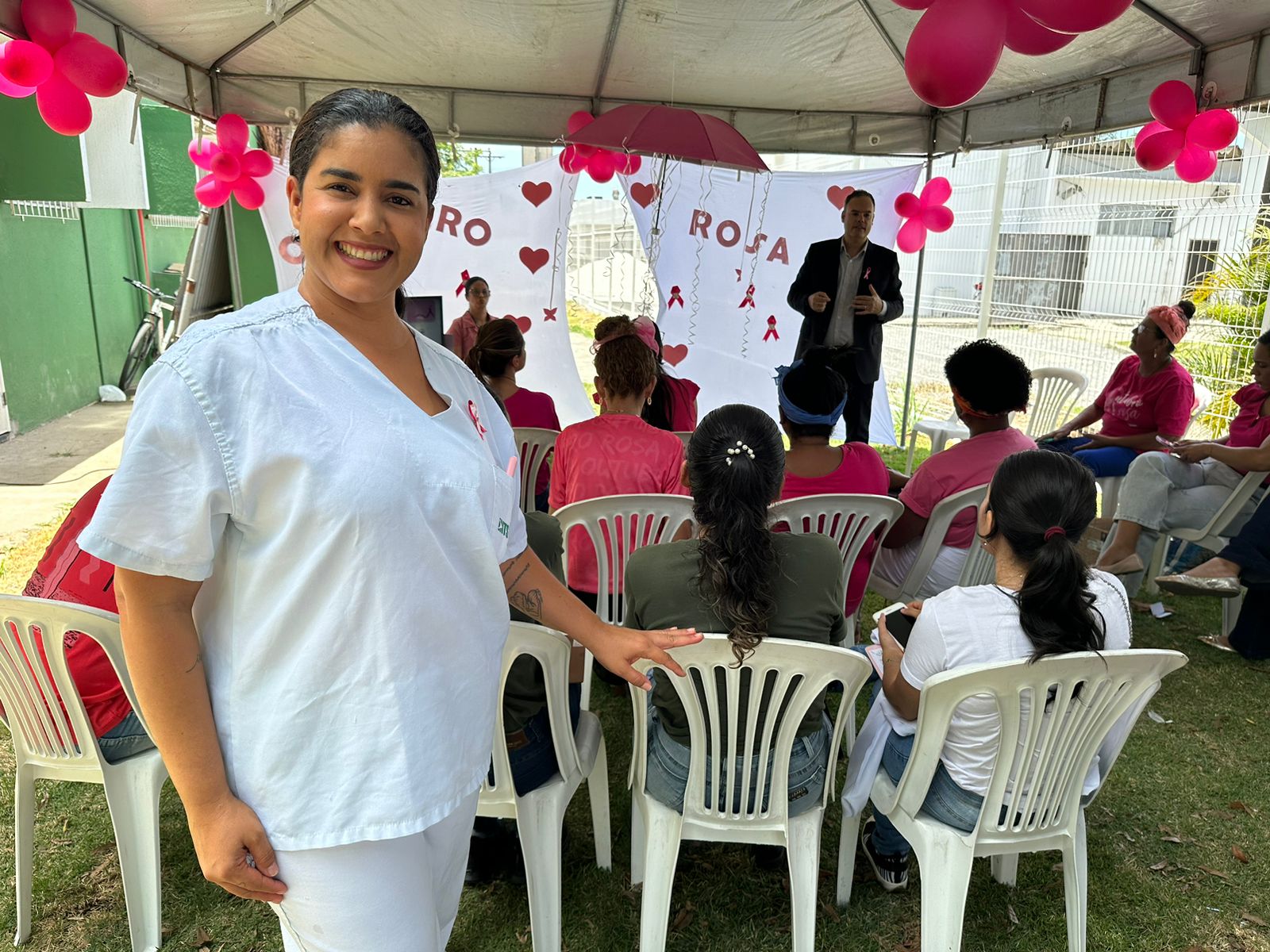 UPA Estadual de Feira de Santana promove ação de saúde em alusão ao Outubro Rosa