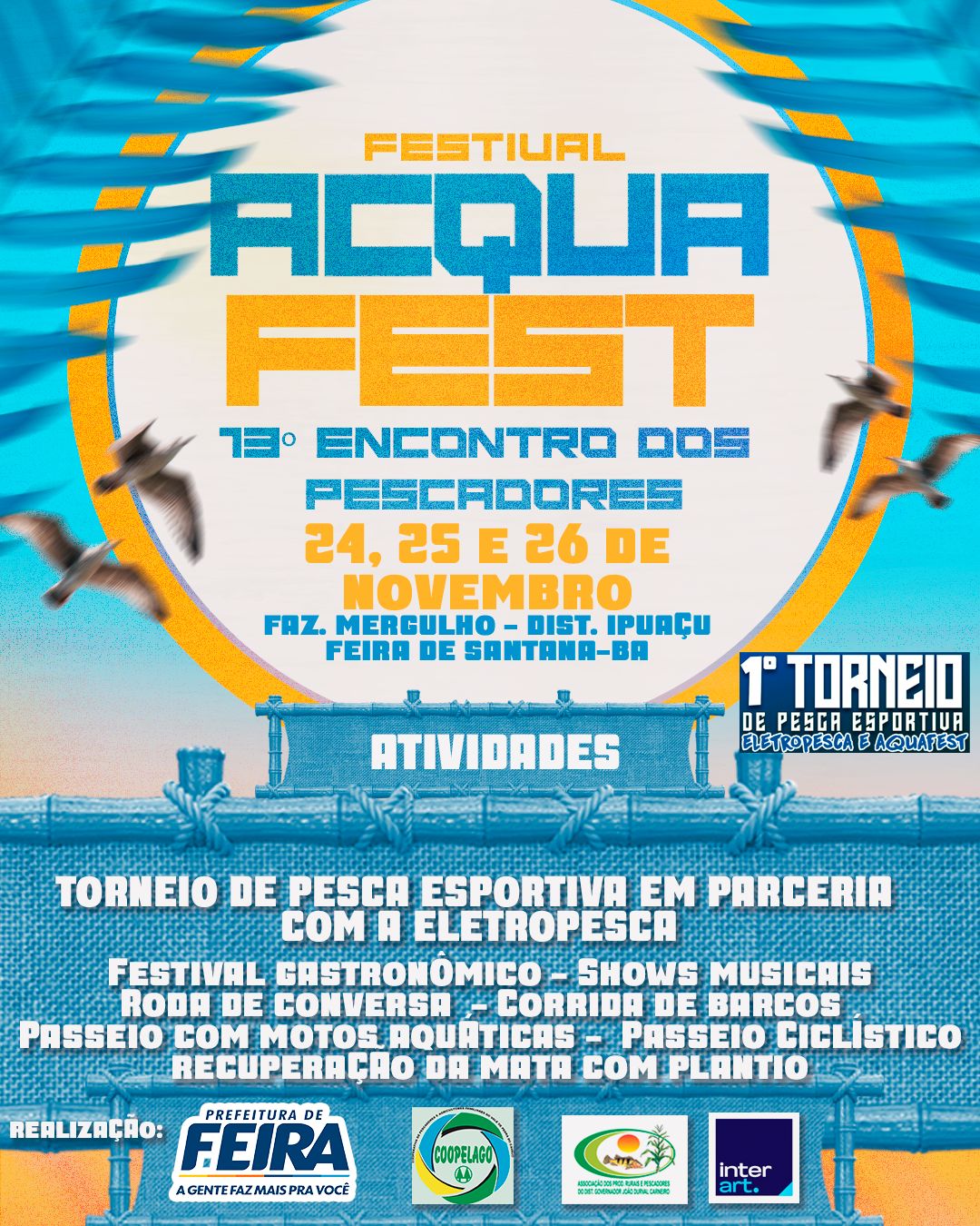 Festival Acqua Fest promete final de semana com atividades de lazer na Fazenda Mergulho