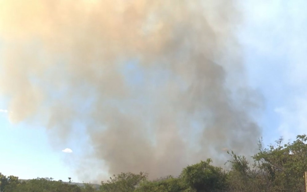 Incêndio atinge Parque da Serra do Periperi no sudoeste da Bahia