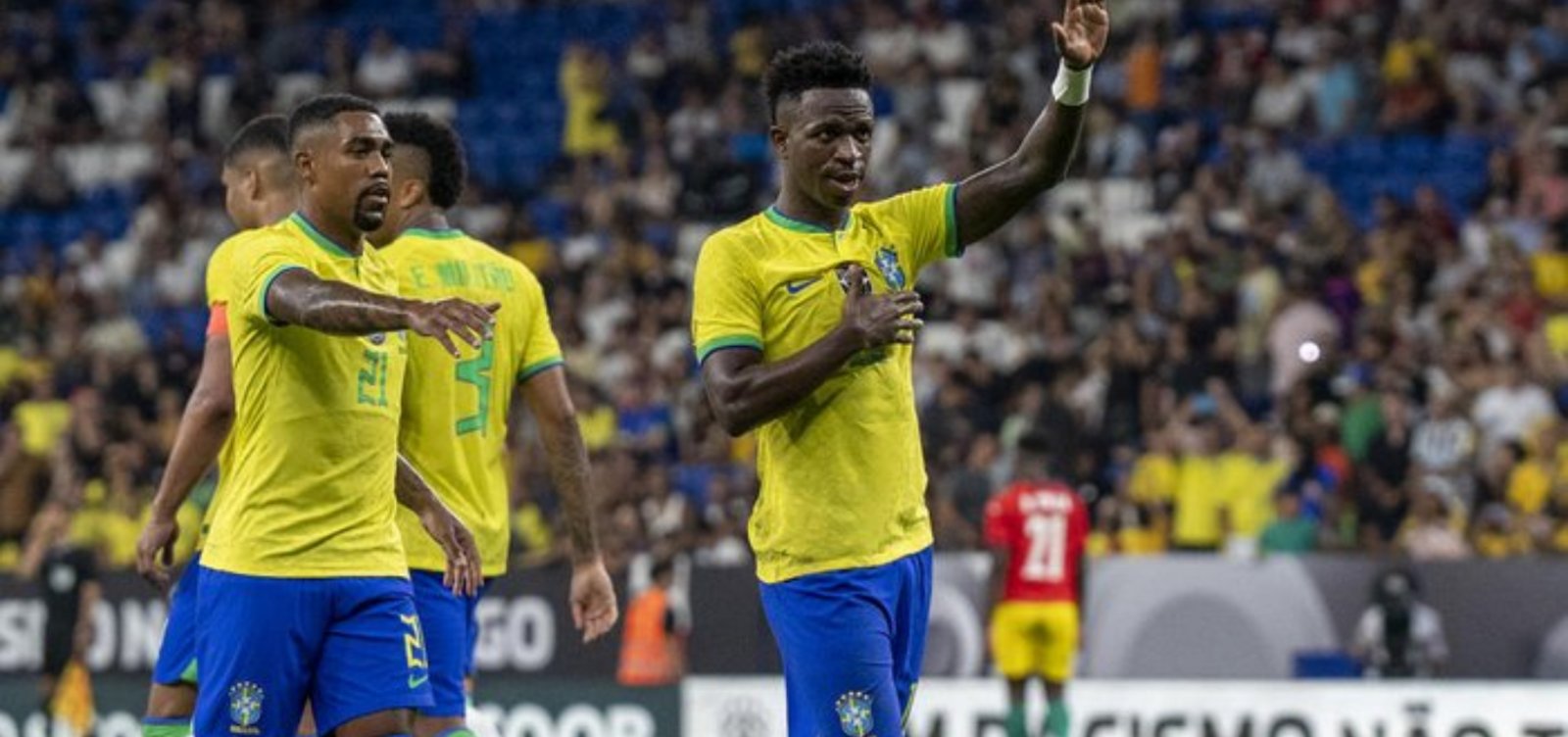 Brasil enfrenta Espanha em amistoso contra o racismo no dia 26 de março