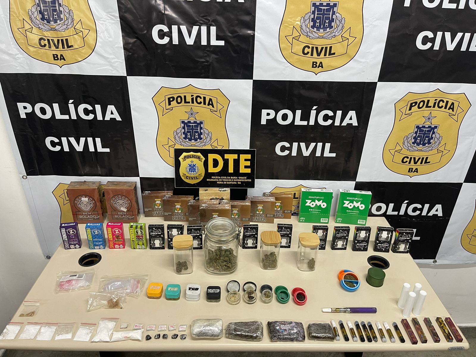 Drogas sintéticas são apreendidas durante operação nacional em Feira de Santana