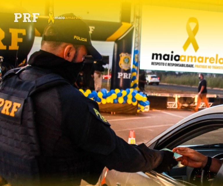 PRF lança campanha Maio Amarelo com foco na segurança viária