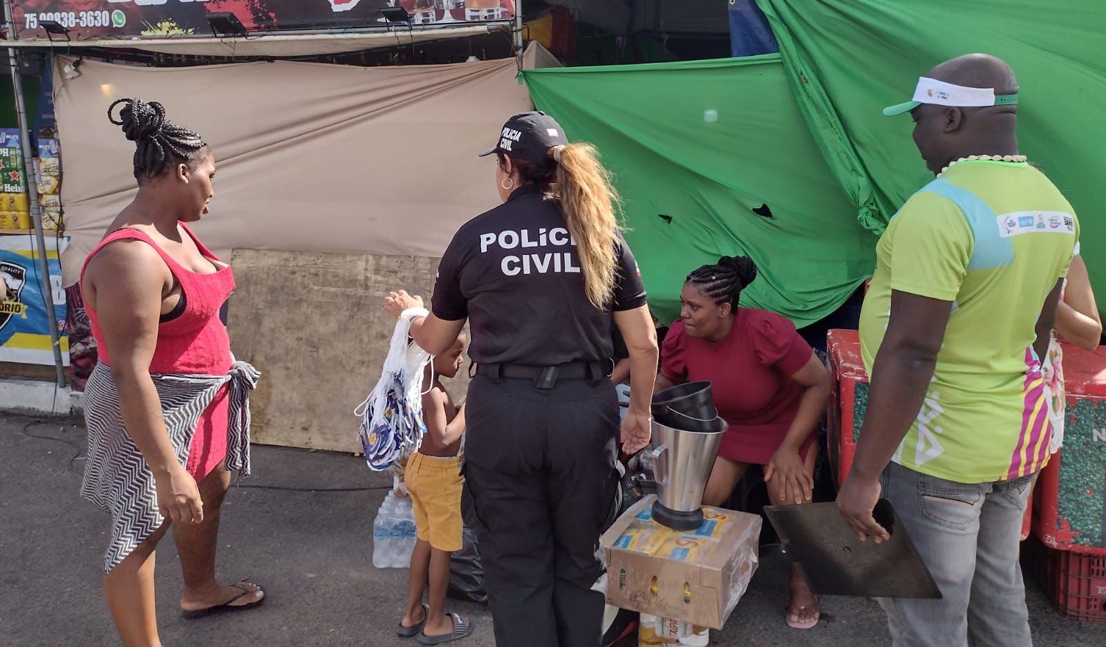 Polícia Civil resgata crianças em situação de vulnerabilidade social na Micareta de Feira