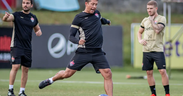 Lesionados, Lepo, Willian Oliveira, Jean Mota e Janderson são ausências em treino do Vitória