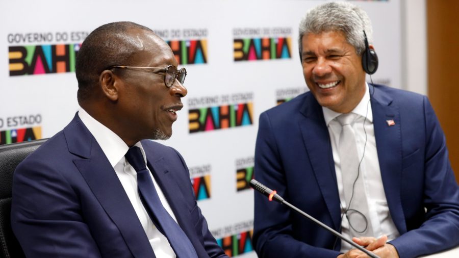 Encontro entre o governador Jerônimo Rodrigues e o presidente do Benin fortalece negócios entre a Bahia e o país africano