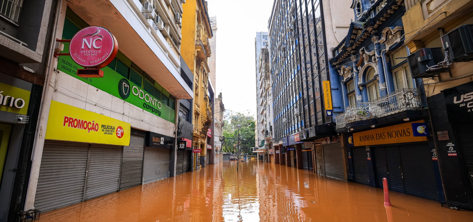 Parte do RS entra em alerta para riscos de novas inundações devido às fortes chuvas