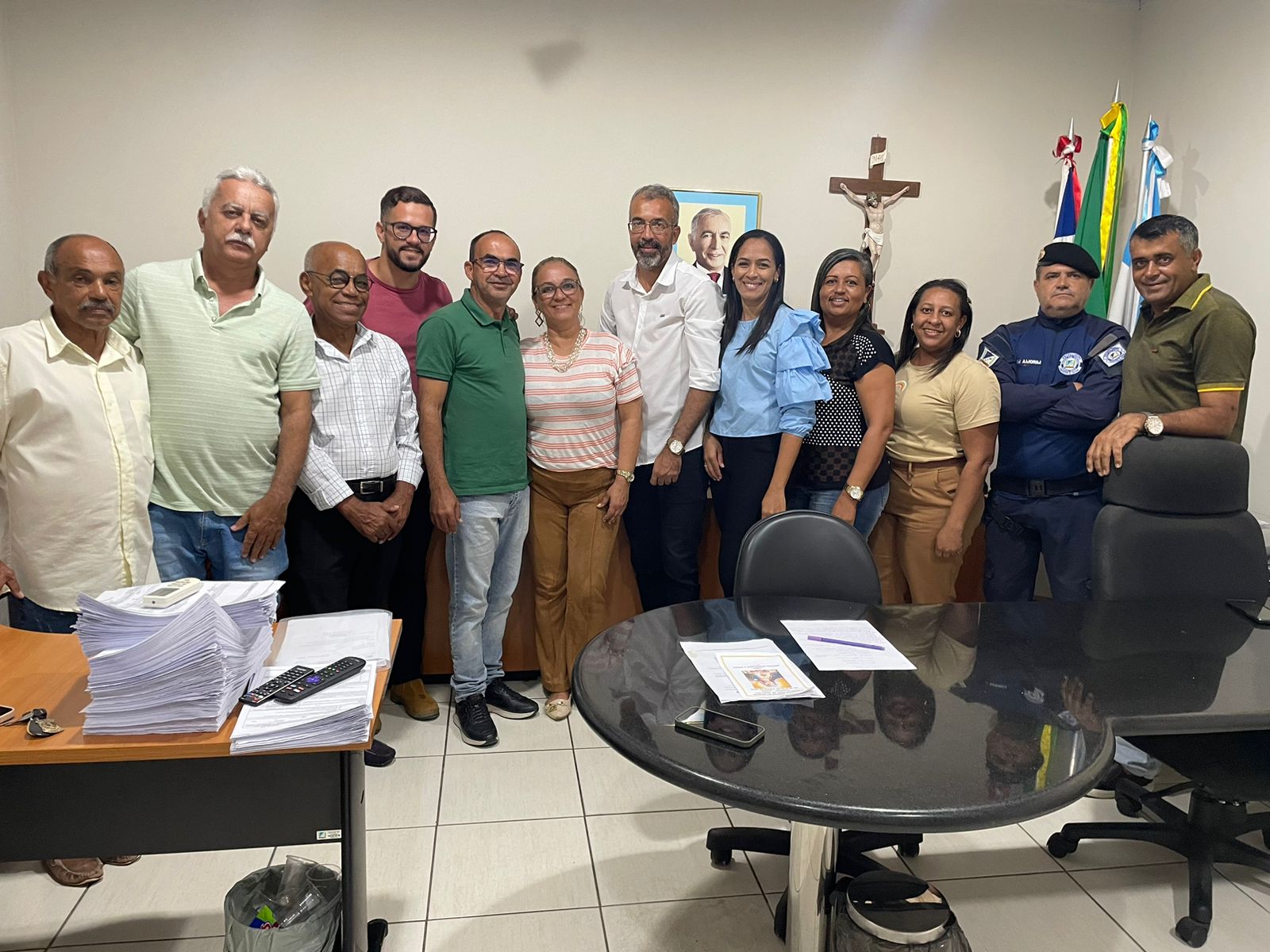 Prefeito e secretários mobilizados para visita do governador em Candeal