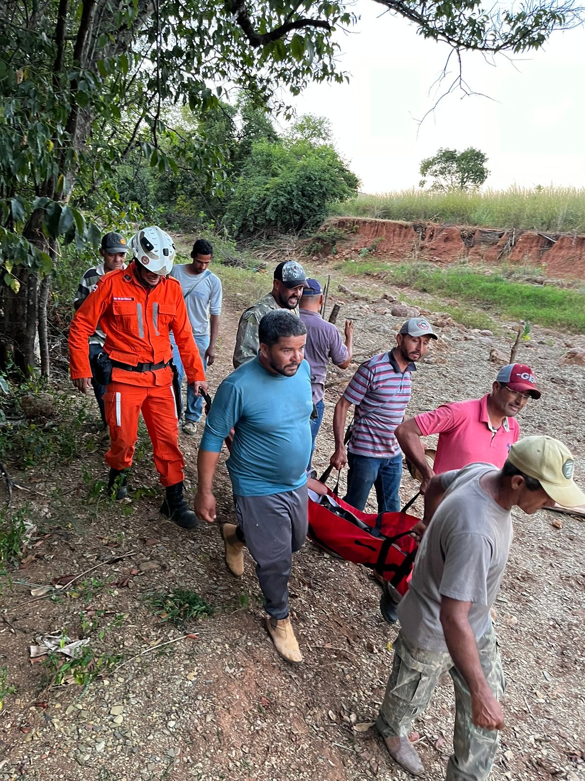 Bombeiros resgatam idoso que estava desaparecido em Cotegipe