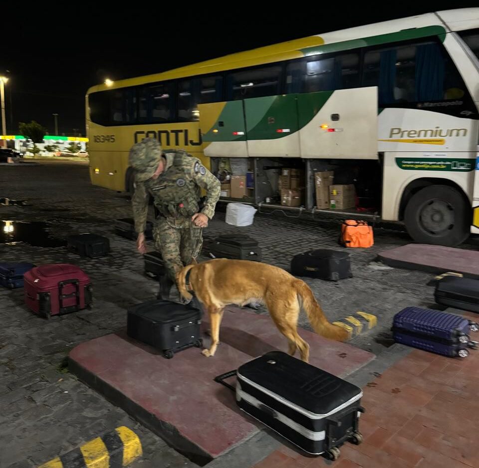 Polícia realiza operação contra o tráfico de drogas no bairro Cidade Nova