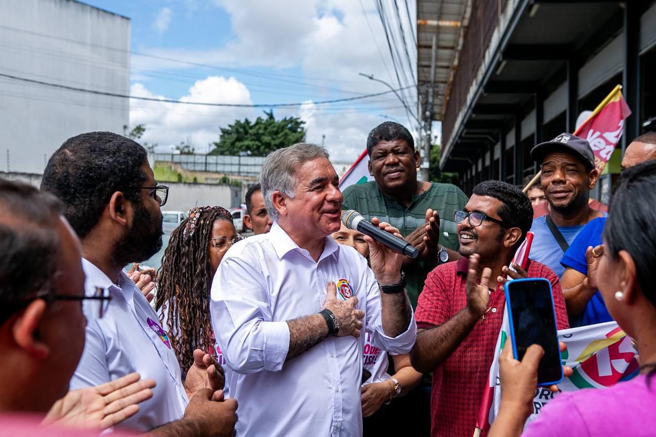 Zé Neto inicia campanha de rua no Centro de Abastecimento e no Shopping Popular