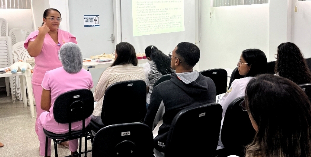 Agosto Dourado: Hospital da Mulher promove Curso de Amamentação para todos os colaboradores