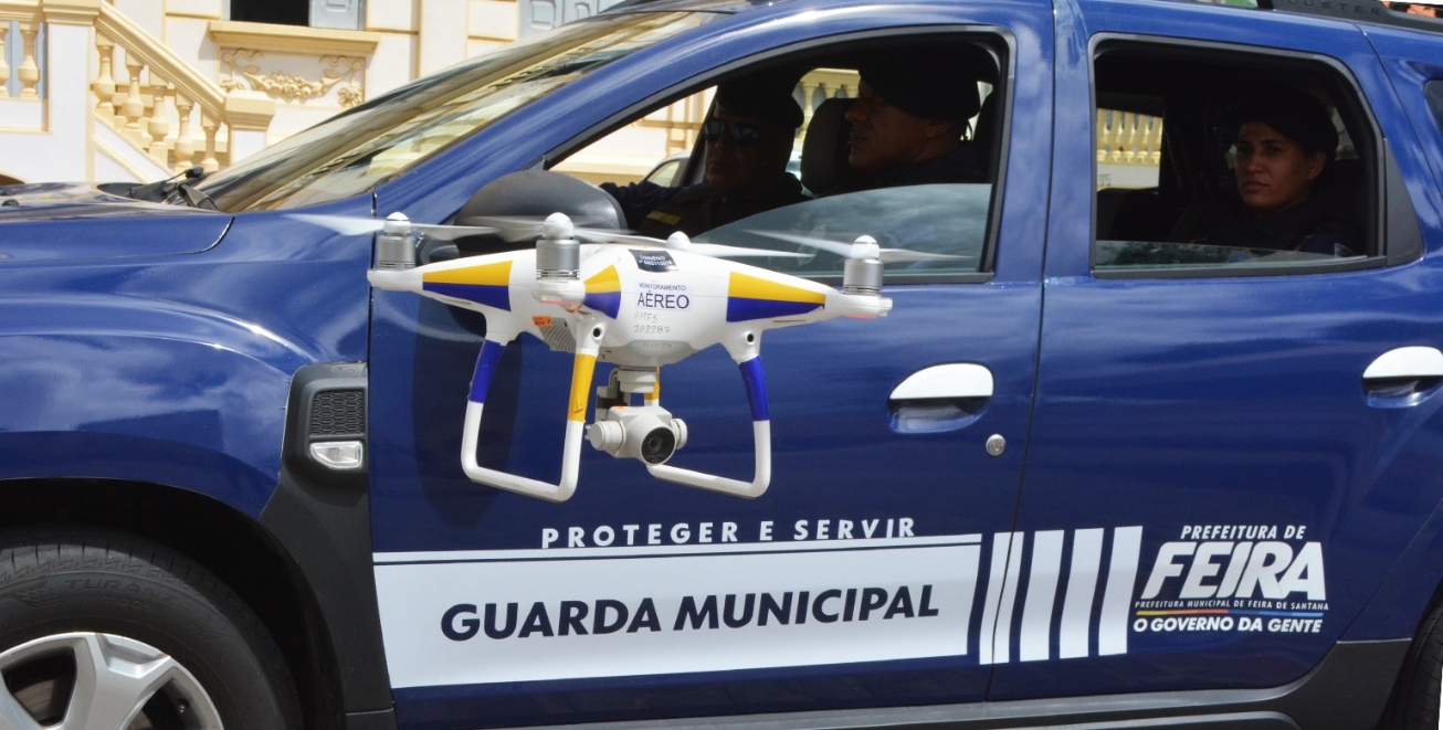 Guarda Municipal vai utilizar drone e câmeras para monitorar o Parque de Exposição