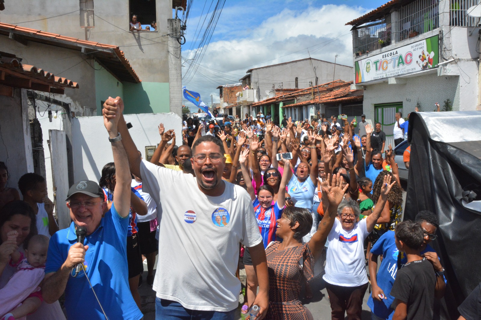 Juventude da Rua Nova adere à caminhada confiante no futuro com José Ronaldo