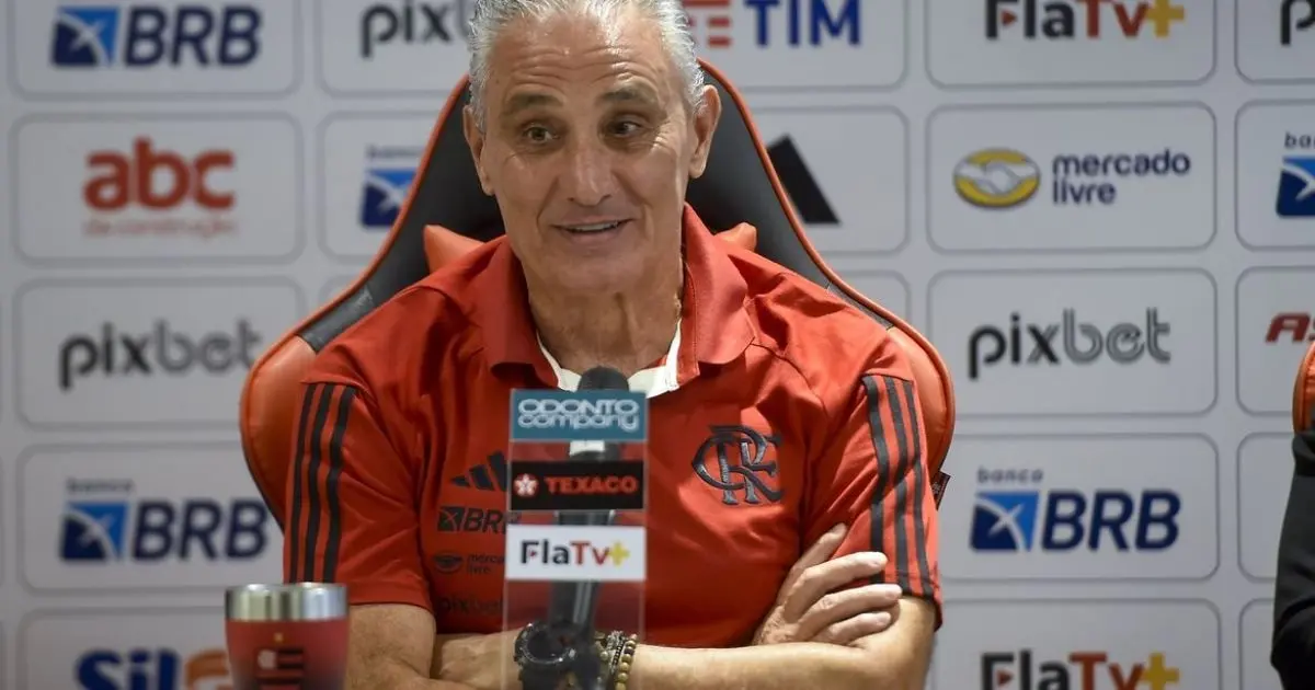 Tite deve ser substituído pelo filho no comando do Flamengo contra o Bragantino