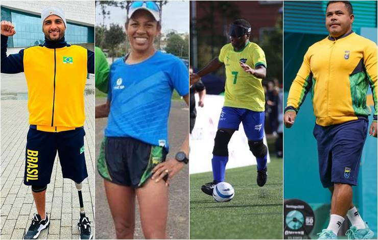 Atletas de 4 modalidades representarão a Bahia nos Jogos Paralímpicos de Paris 2024