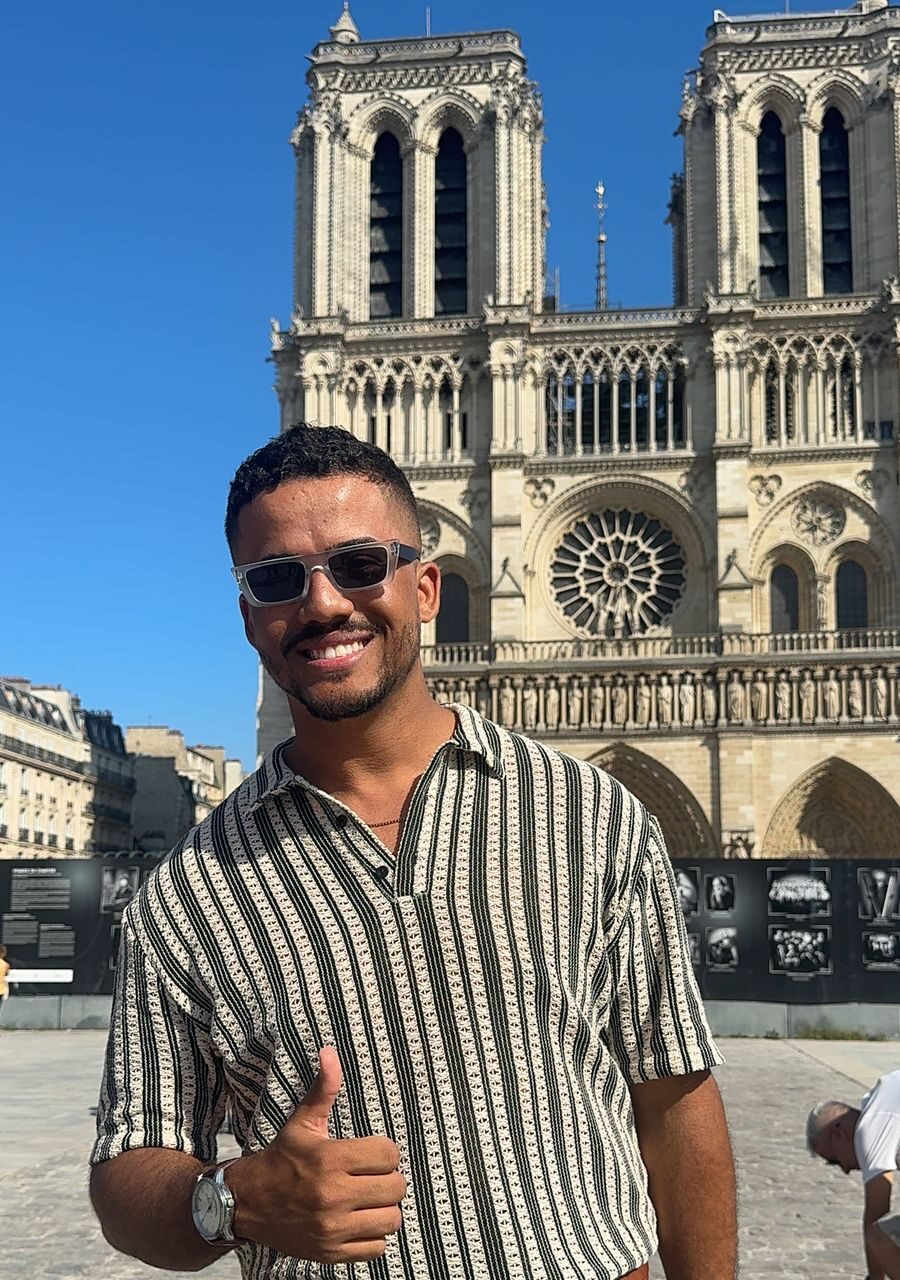 Mesmo em reforma, Catedral de Notre Dame encanta feirense em Paris