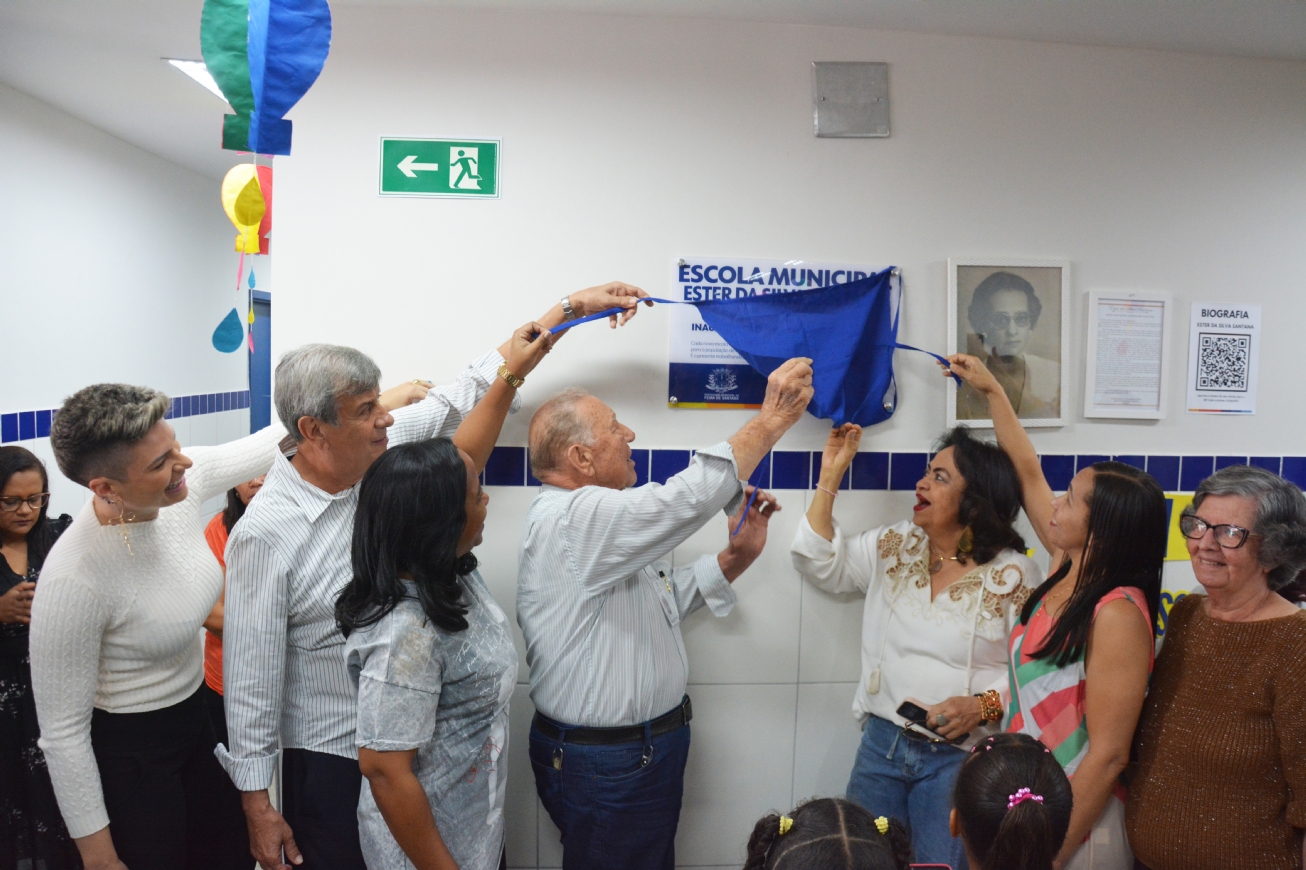 Ampliada e reformada, Prefeitura entrega Escola Municipal Ester da Silva Santana