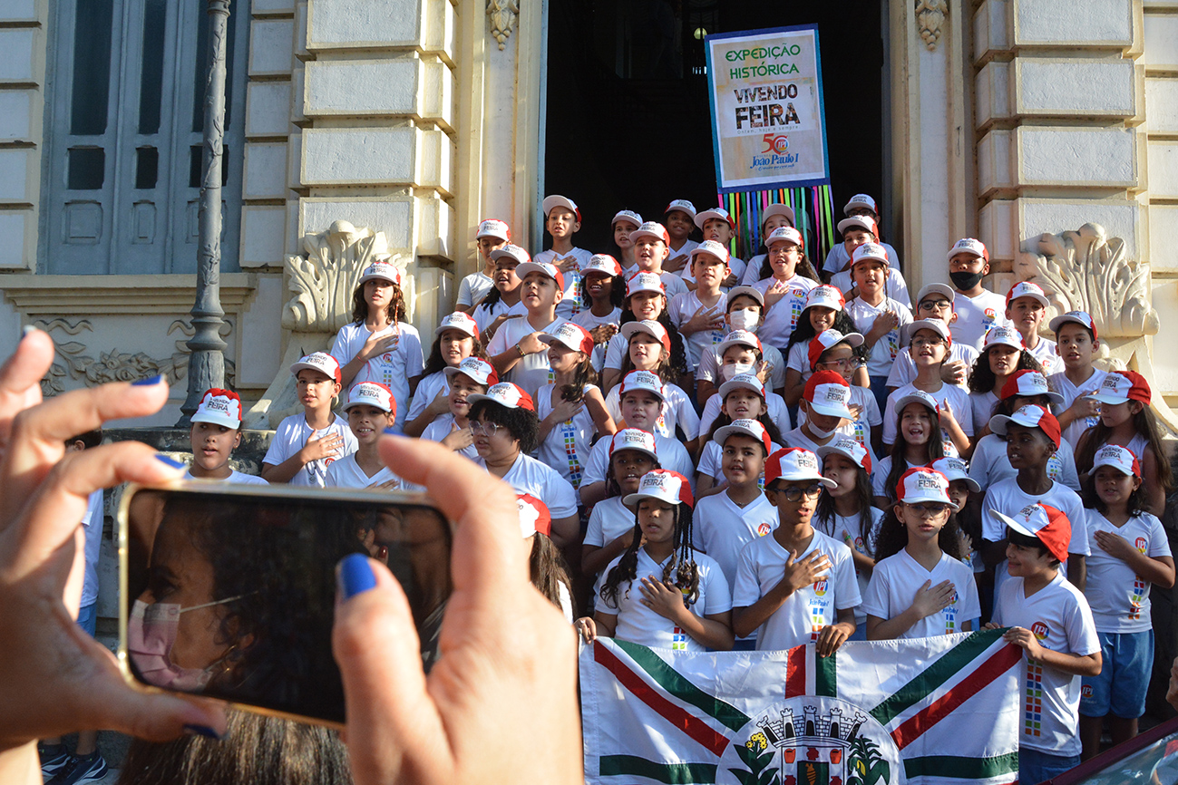 Cantata infantil nas escadarias da Prefeitura celebra Aniversário da Cidade nesta quarta