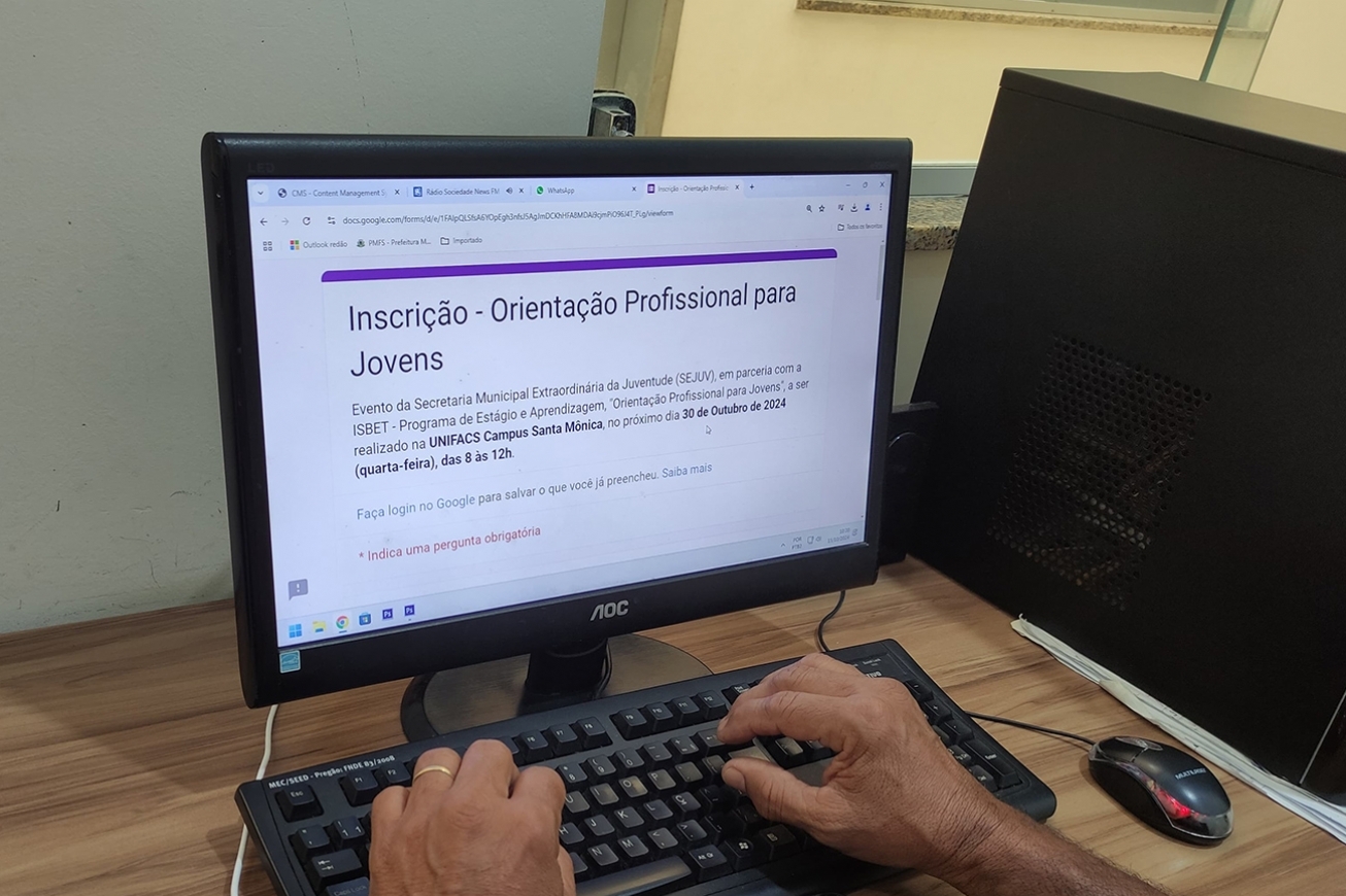 Curso de orientação profissional da Sejuv tem vagas preenchidas em menos de 24h