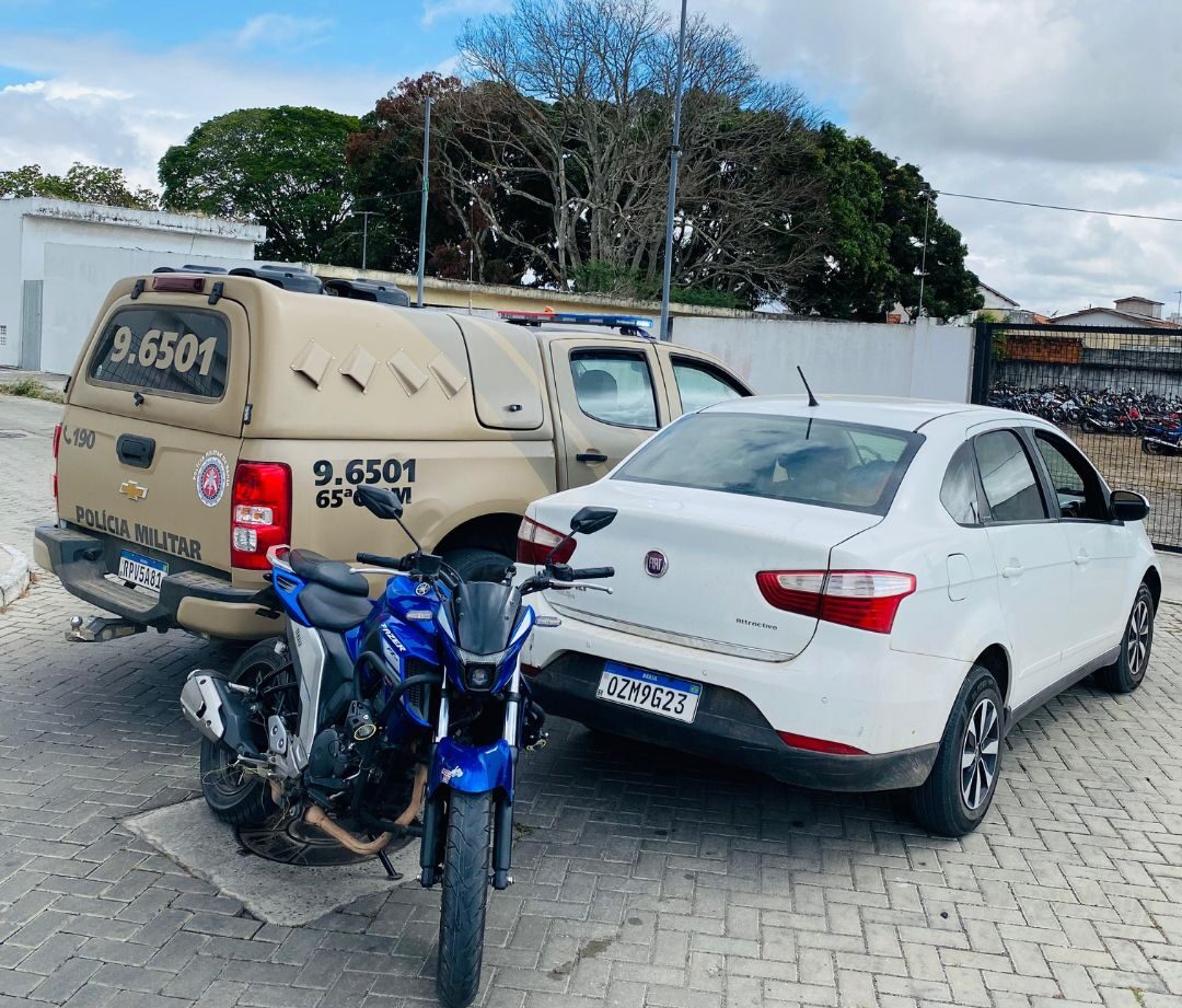 Polícia recupera veículos roubados e celulares em operação no bairro CIS