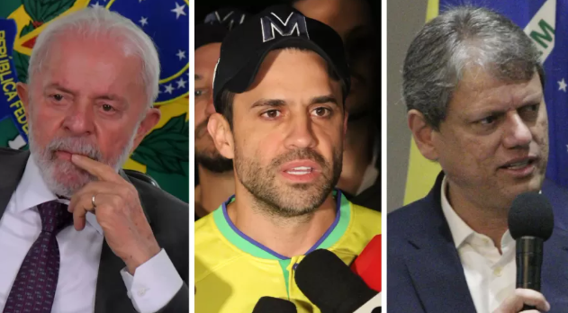 Quaest: se eleição presidencial de 2026 fosse hoje, Lula teria 32%, Marçal, 18% e Tarcísio, 15%